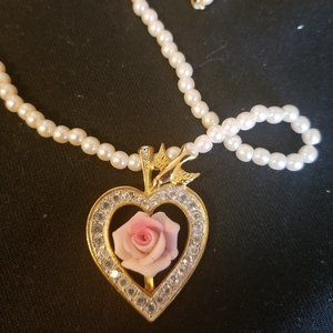 RARE vintage The Franklin Mint pearl necklace